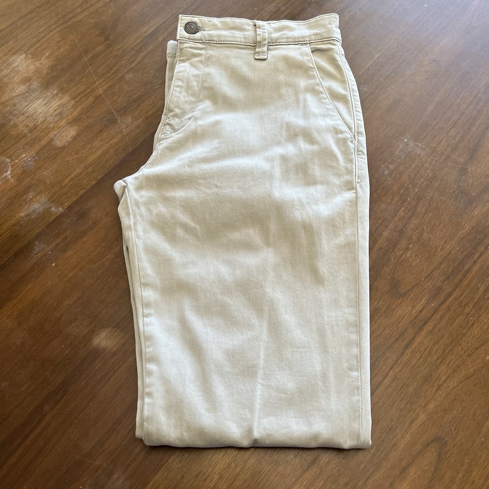 Mavi Jeans Edward Slim Straight Leg Khaki Pants Men's 32x34 Stretch Beige Chinos